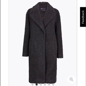 Boucle Chuck on Coat M & S London Sz 20US 24UK